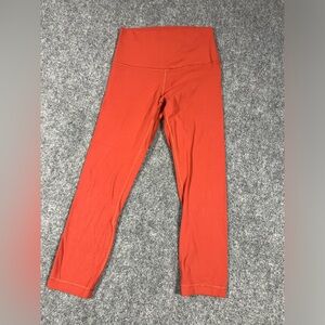 Lululemon Women's SIZE 4 Bright Orange Align